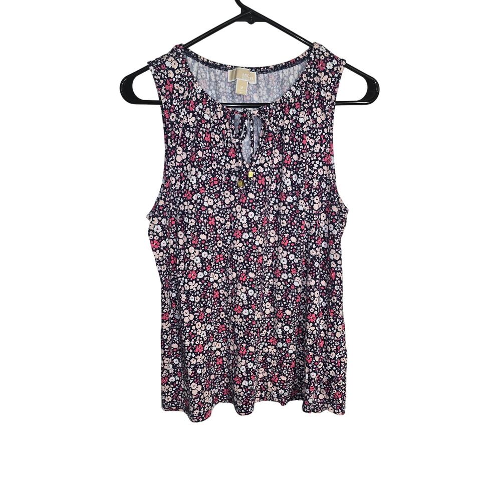 Michael Kors Floral Tank Top Womens Size M